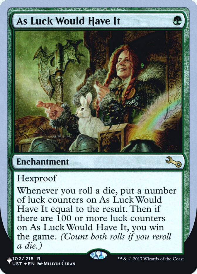 As Luck Would Have It - Magic: The Gathering - MoxLand