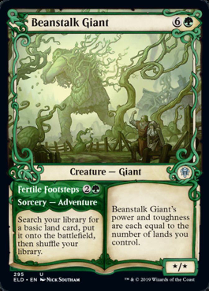 Gigante do Pé de Feijão / Pegadas Férteis / Beanstalk Giant / Fertile Footsteps - Magic: The Gathering - MoxLand