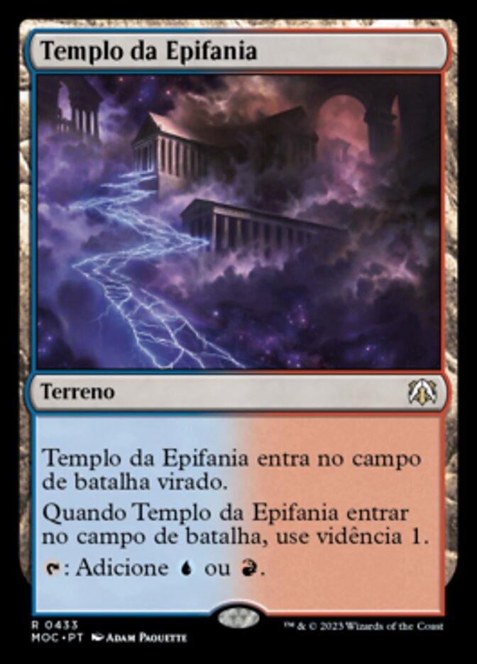 Templo da Epifania / Temple of Epiphany - Magic: The Gathering - MoxLand