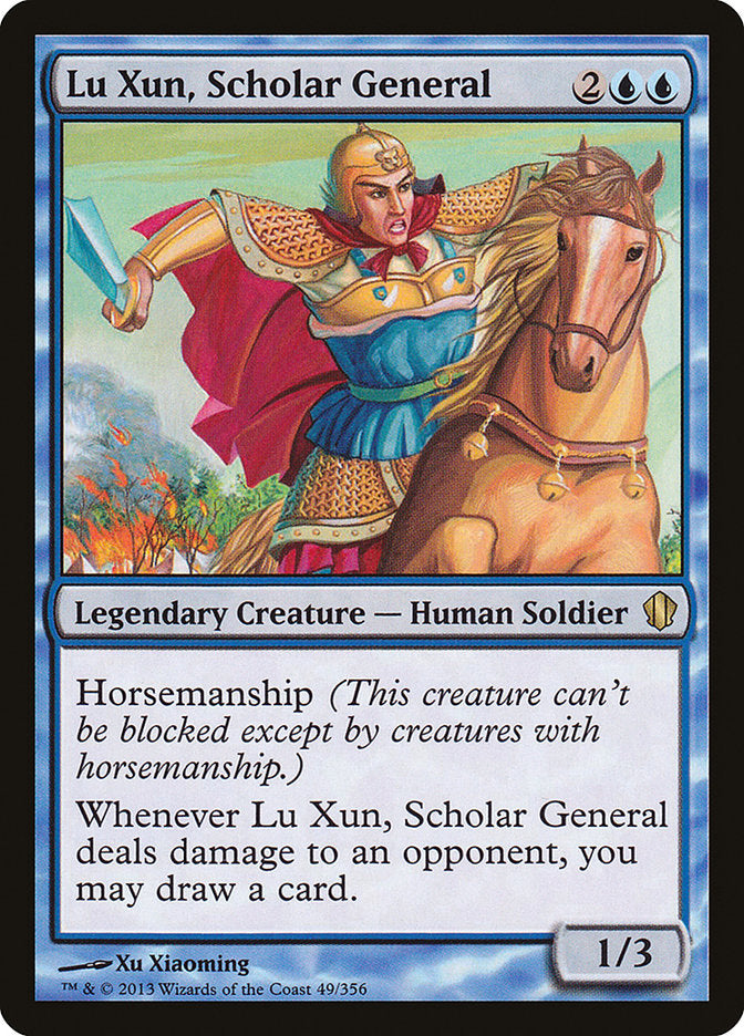 Lu Xun, Scholar General / Lu Xun, Scholar General - Magic: The Gathering - MoxLand