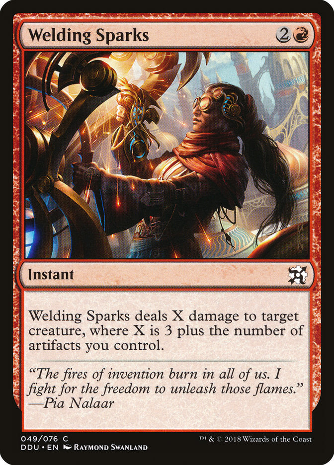 Centelhas da Solda / Welding Sparks - Magic: The Gathering - MoxLand