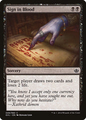 Assinar com Sangue / Sign in Blood - Magic: The Gathering - MoxLand