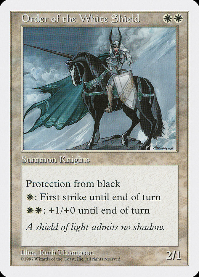 Ordem do Escudo Branco / Order of the White Shield - Magic: The Gathering - MoxLand