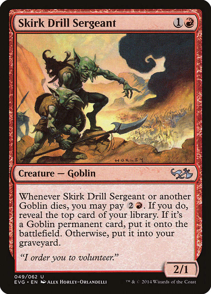 Sargento Perfurador de Skirk / Skirk Drill Sergeant - Magic: The Gathering - MoxLand