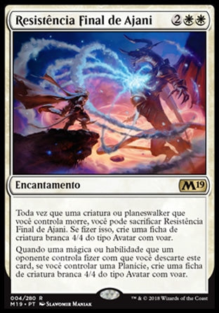Resistência Final de Ajani / Ajani's Last Stand - Magic: The Gathering - MoxLand