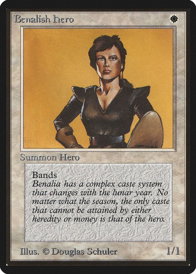 Heroína de Benália / Benalish Hero - Magic: The Gathering - MoxLand