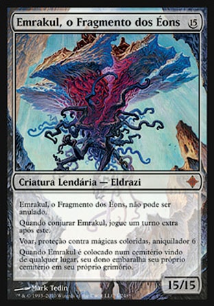 Emrakul, o Fragmento dos Éons / Emrakul, the Aeons Torn - Magic: The Gathering - MoxLand