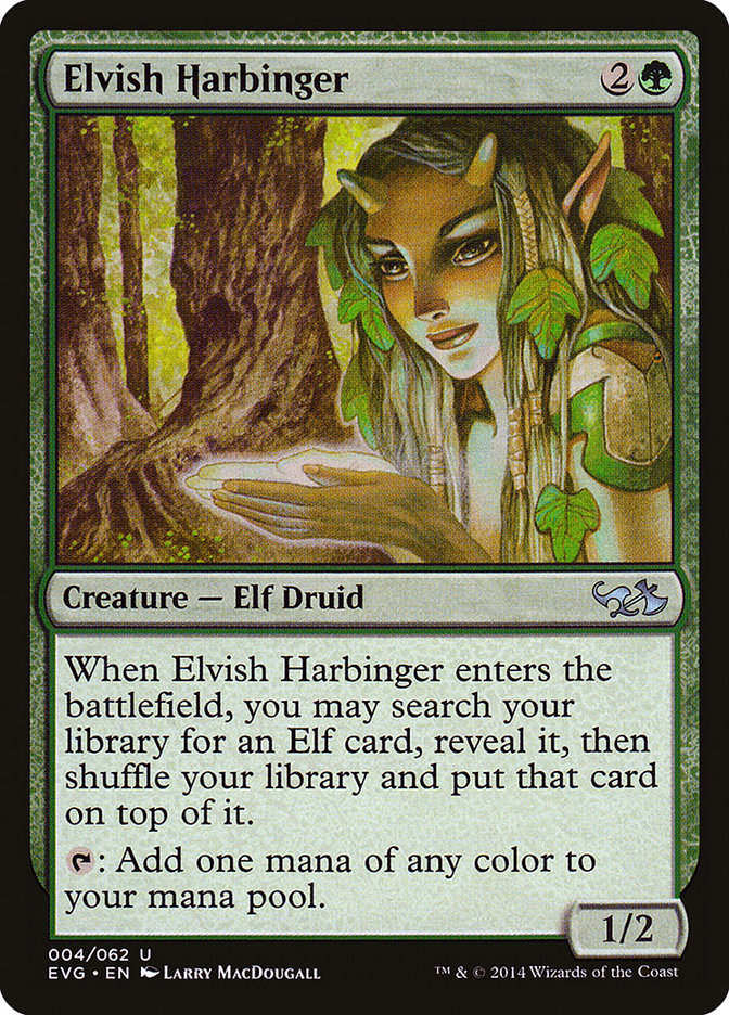 Anunciadora Élfica / Elvish Harbinger - Magic: The Gathering - MoxLand