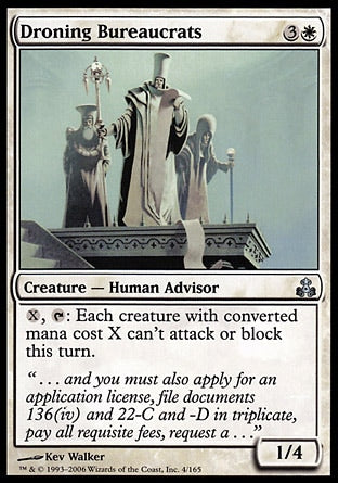 Burocratas Monótonos / Droning Bureaucrats - Magic: The Gathering - MoxLand