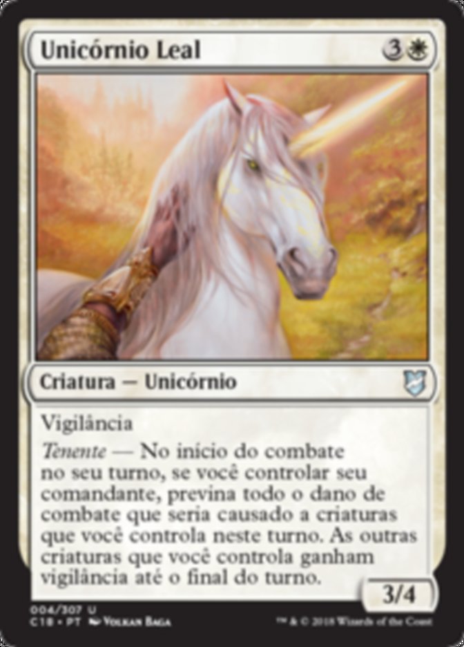 Unicórnio Leal / Loyal Unicorn - Magic: The Gathering - MoxLand