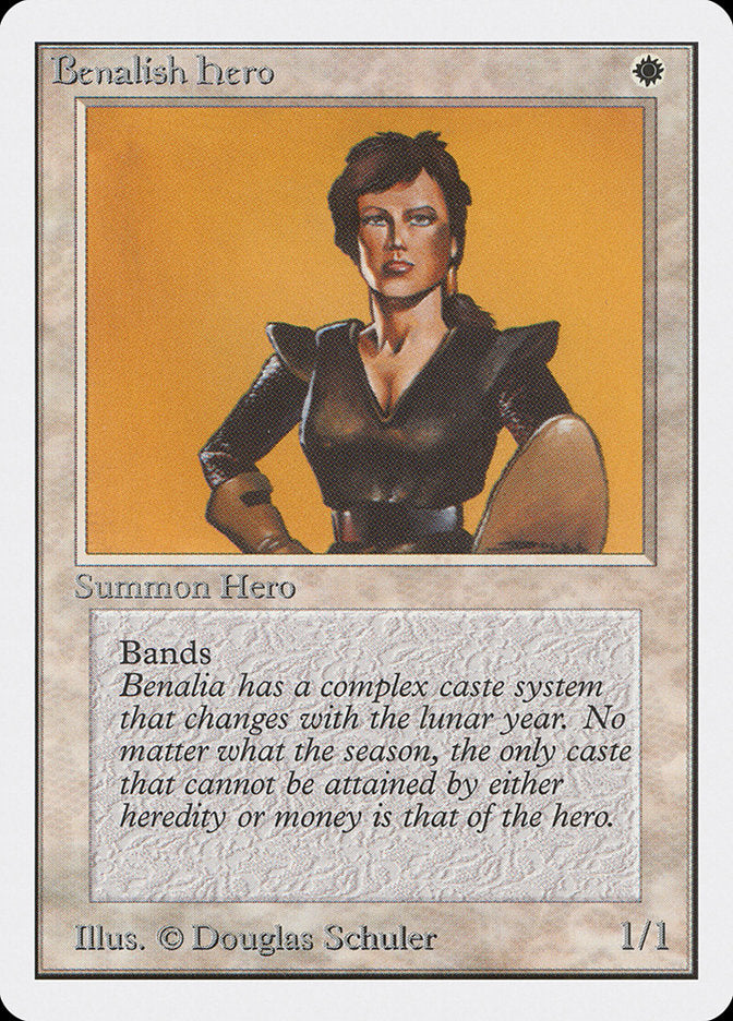 Heroína de Benália / Benalish Hero - Magic: The Gathering - MoxLand