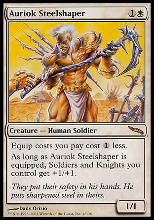 Aurioque Molda-Aço / Auriok Steelshaper - Magic: The Gathering - MoxLand