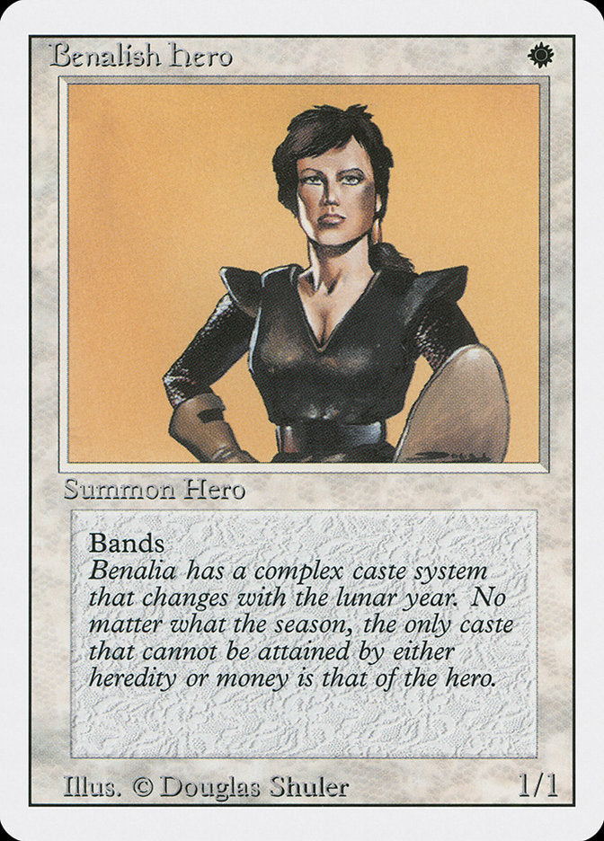 Heroína de Benália / Benalish Hero - Magic: The Gathering - MoxLand