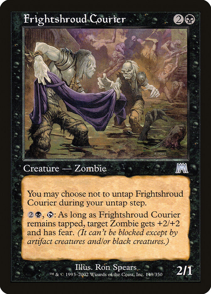 Mensageiro do Manto Assustador / Frightshroud Courier - Magic: The Gathering - MoxLand