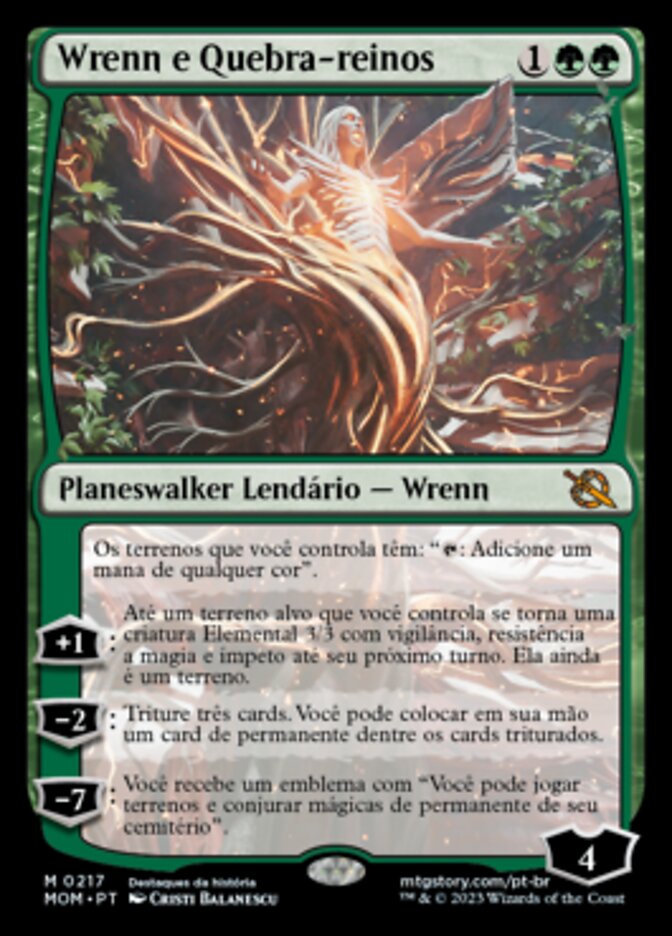 Wrenn e Quebra-reinos / Wrenn and Realmbreaker - Magic: The Gathering - MoxLand