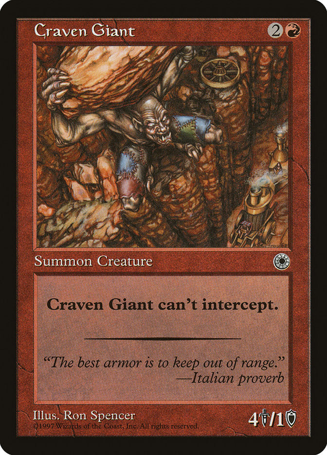 Gigante Covarde / Craven Giant - Magic: The Gathering - MoxLand