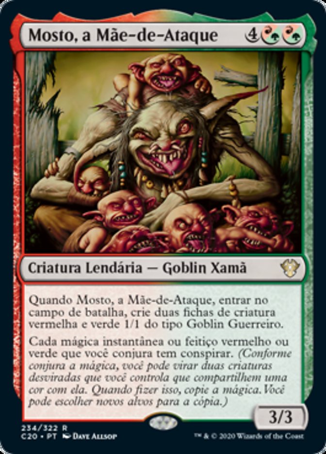 Mosto, a Mãe-de-Ataque / Wort, the Raidmother - Magic: The Gathering - MoxLand