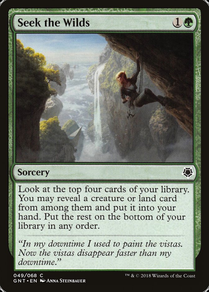 Buscar o Mundo Selvagem / Seek the Wilds - Magic: The Gathering - MoxLand