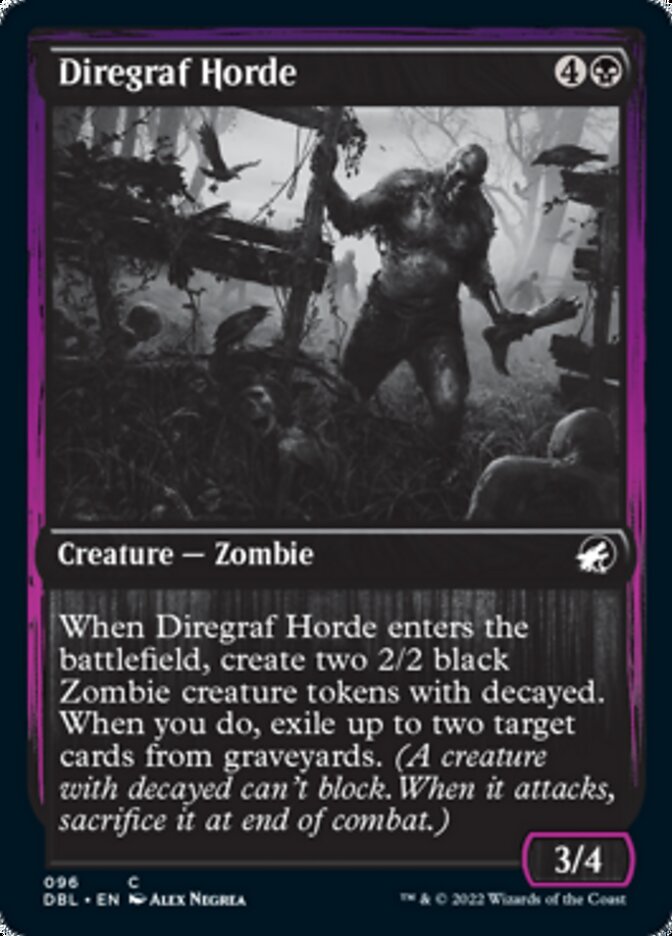 Horda do Cemitério do Terror / Diregraf Horde - Magic: The Gathering - MoxLand