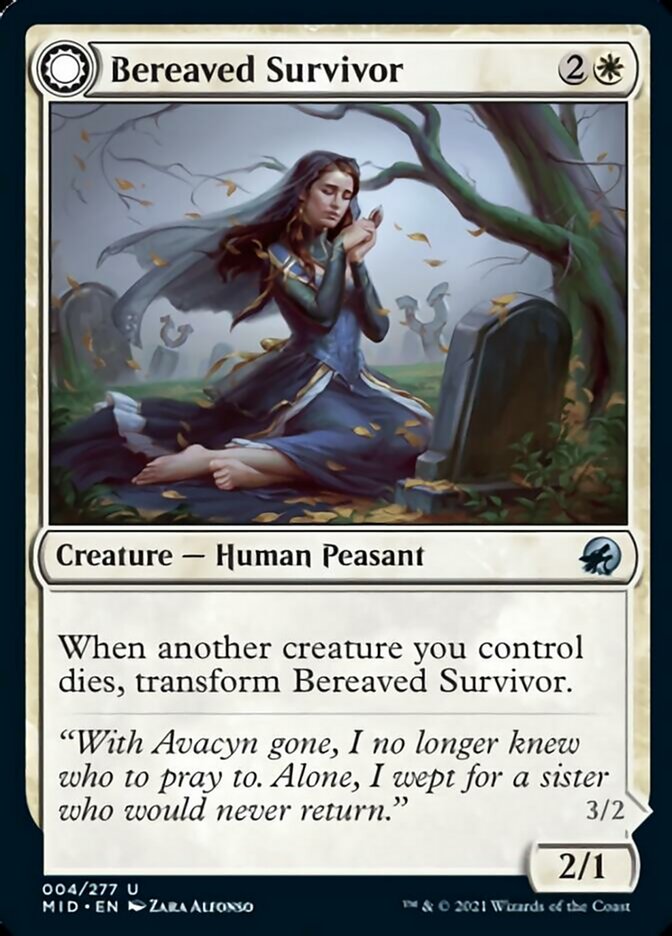 Sobrevivente Enlutada / Bereaved Survivor - Magic: The Gathering - MoxLand