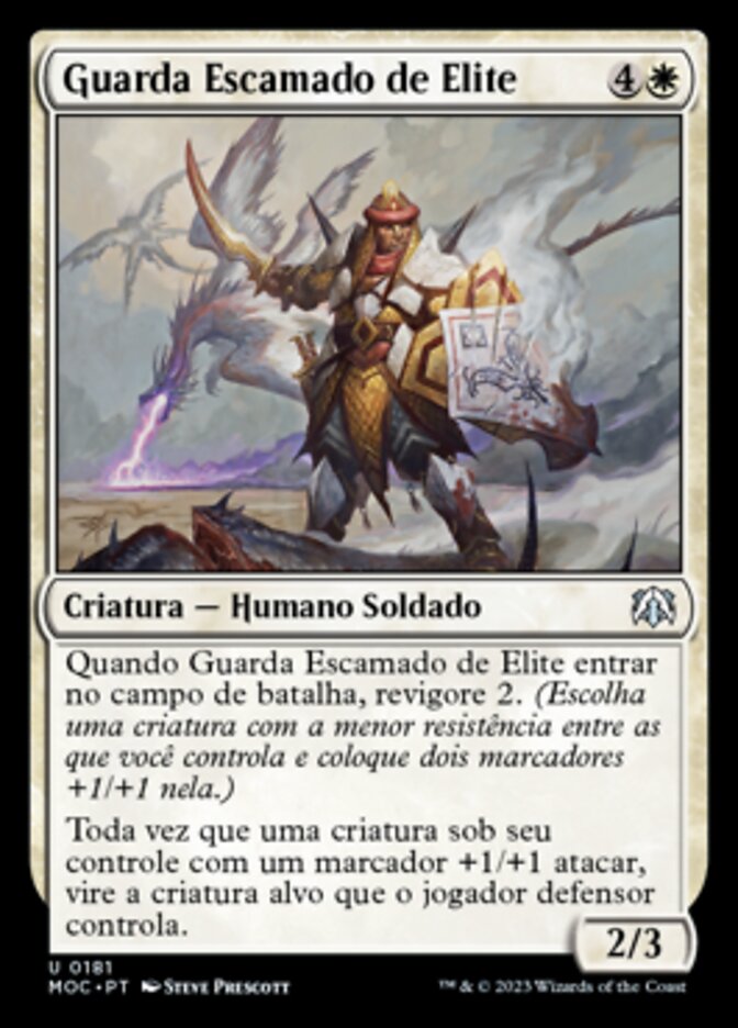 Guarda Escamado de Elite / Elite Scaleguard - Magic: The Gathering - MoxLand