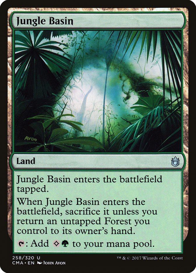 Bacia Selvática / Jungle Basin - Magic: The Gathering - MoxLand