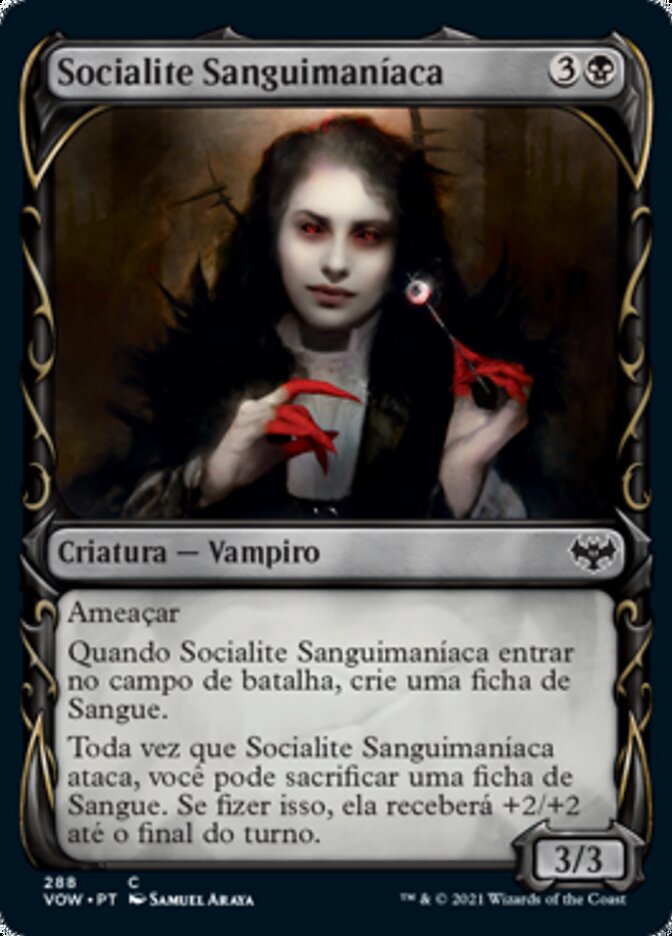 Socialite Sanguimaníaca / Bloodcrazed Socialite - Magic: The Gathering - MoxLand