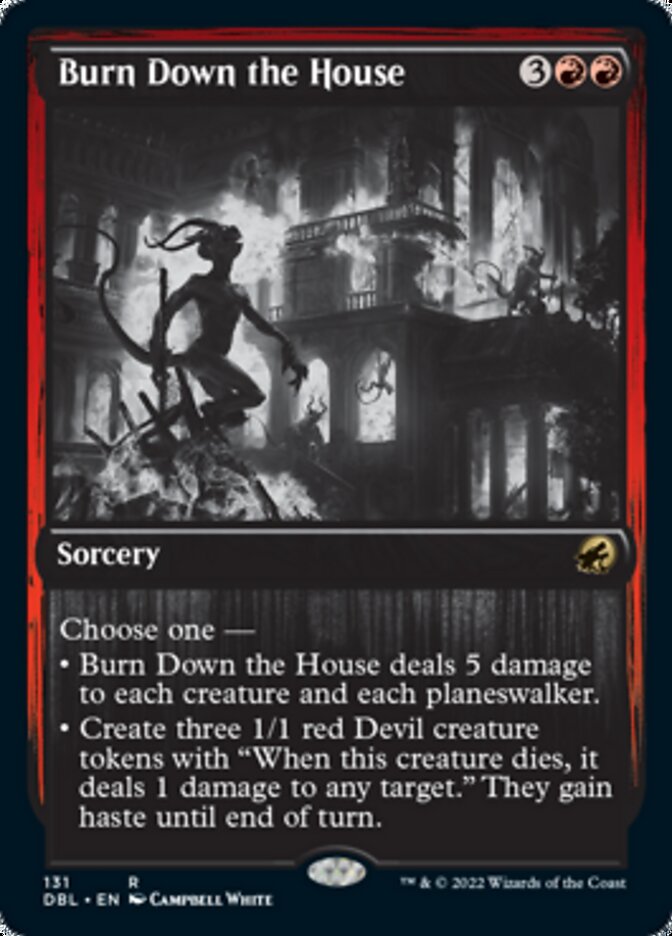 Incendiar a Casa / Burn Down the House - Magic: The Gathering - MoxLand