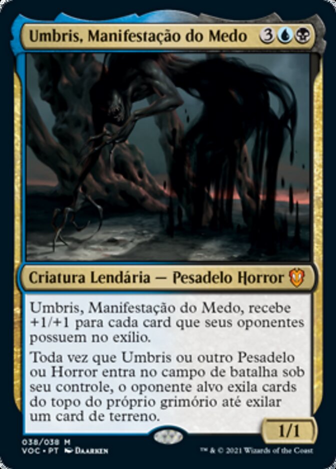 Umbris, Manifestação do Medo / Umbris, Fear Manifest - Magic: The Gathering - MoxLand