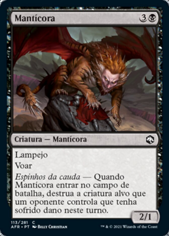 Mantícora / Manticore - Magic: The Gathering - MoxLand