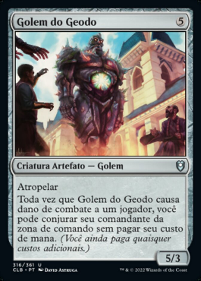 Golem do Geodo / Geode Golem - Magic: The Gathering - MoxLand