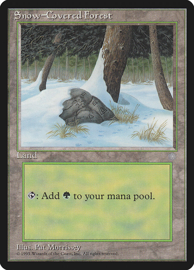 Floresta Nevada / Snow-Covered Forest - Magic: The Gathering - MoxLand