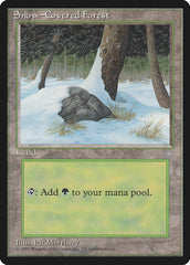 Floresta Nevada / Snow-Covered Forest - Magic: The Gathering - MoxLand