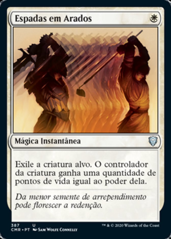Espadas em Arados / Swords to Plowshares - Magic: The Gathering - MoxLand