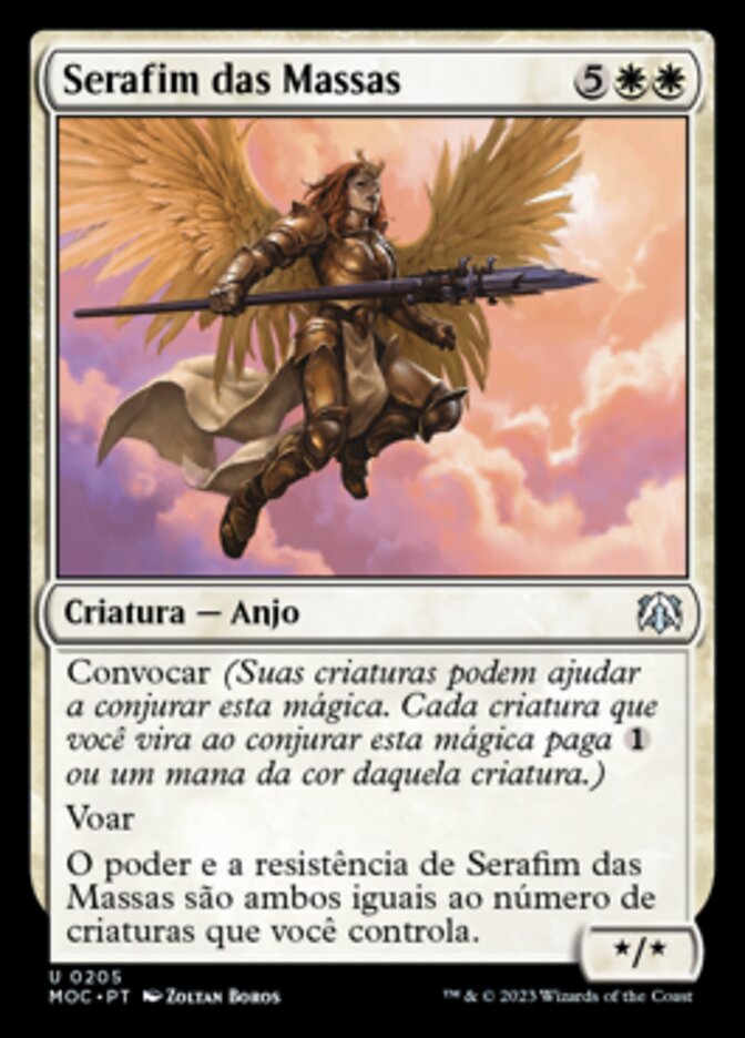 Serafim das Massas / Seraph of the Masses - Magic: The Gathering - MoxLand