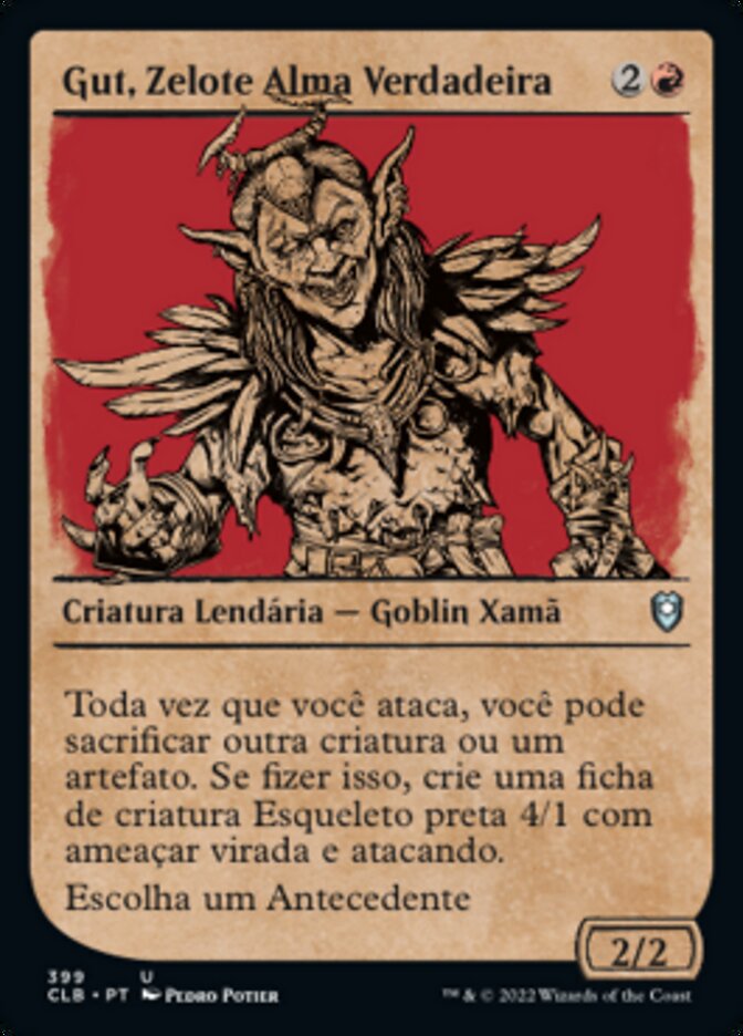 Gut, Zelote Alma Verdadeira / Gut, True Soul Zealot - Magic: The Gathering - MoxLand