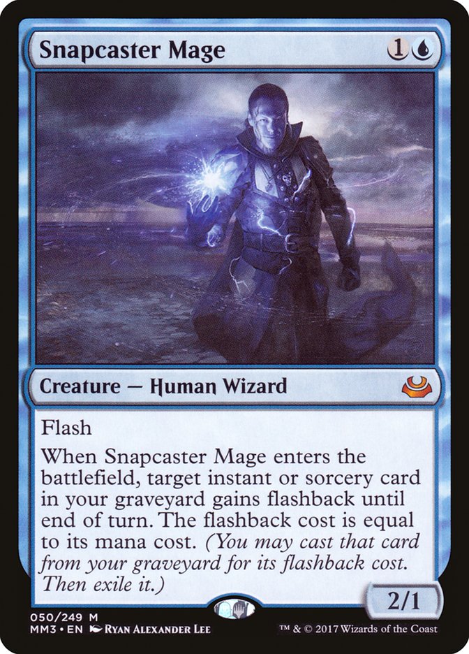 Mago da Conjuração-relâmpago / Snapcaster Mage - Magic: The Gathering - MoxLand