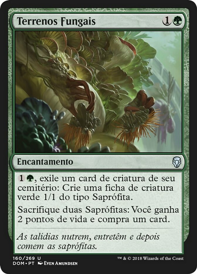 Terrenos Fungais / Fungal Plots - Magic: The Gathering - MoxLand