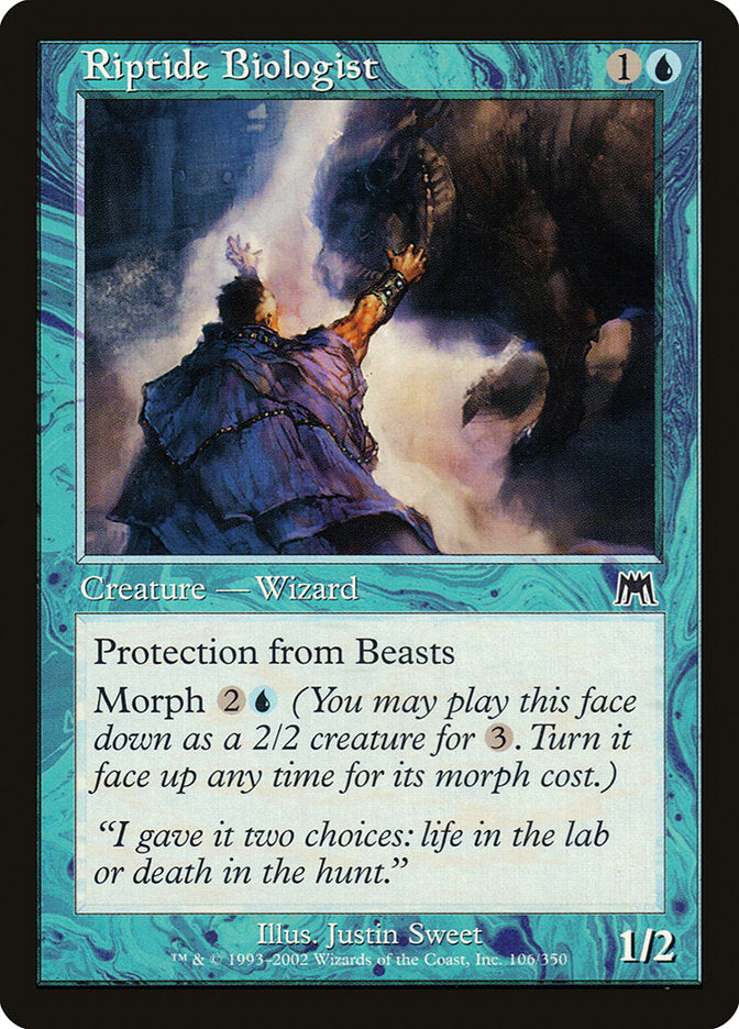 Biólogo da Rebentação / Riptide Biologist - Magic: The Gathering - MoxLand