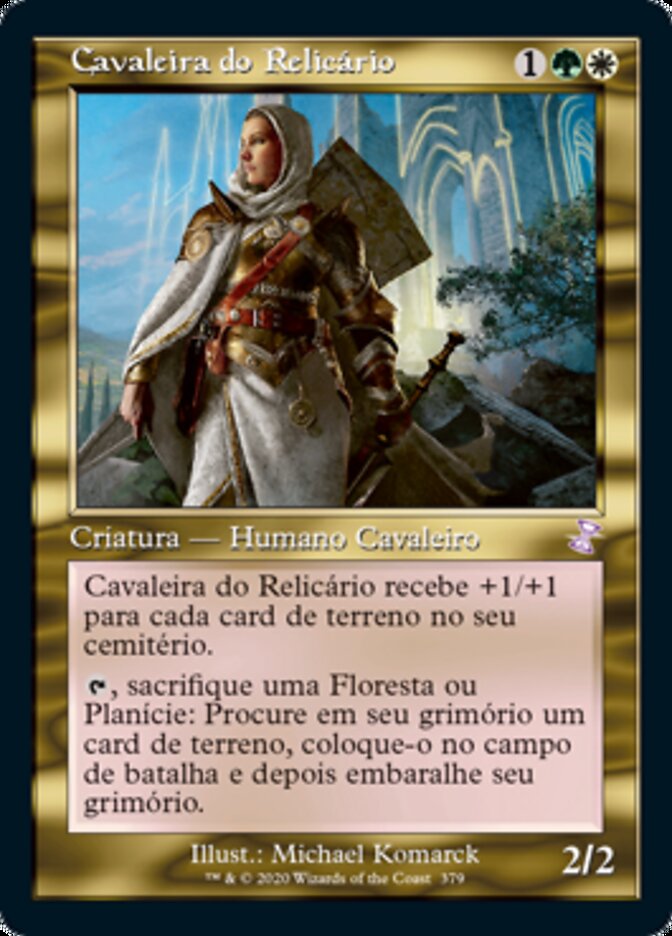 Cavaleira do Relicário / Knight of the Reliquary - Magic: The Gathering - MoxLand