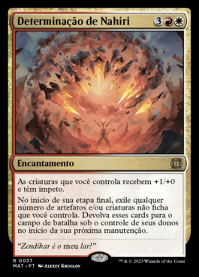 Determinação de Nahiri / Nahiri's Resolve - Magic: The Gathering - MoxLand