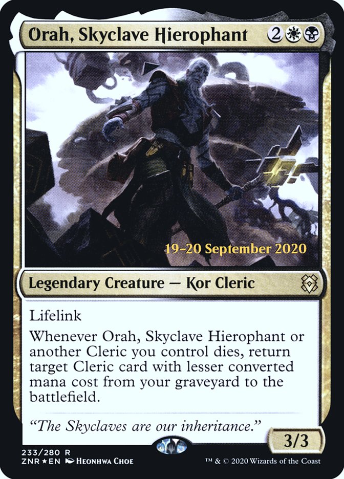 Orah, Hierofante do Enclave Celest / Orah, Skyclave Hierophant - Magic: The Gathering - MoxLand