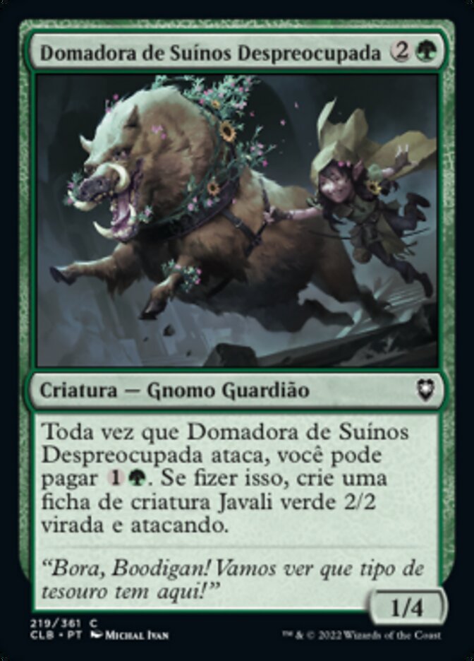 Domadora de Suínos Despreocupada / Carefree Swinemaster - Magic: The Gathering - MoxLand