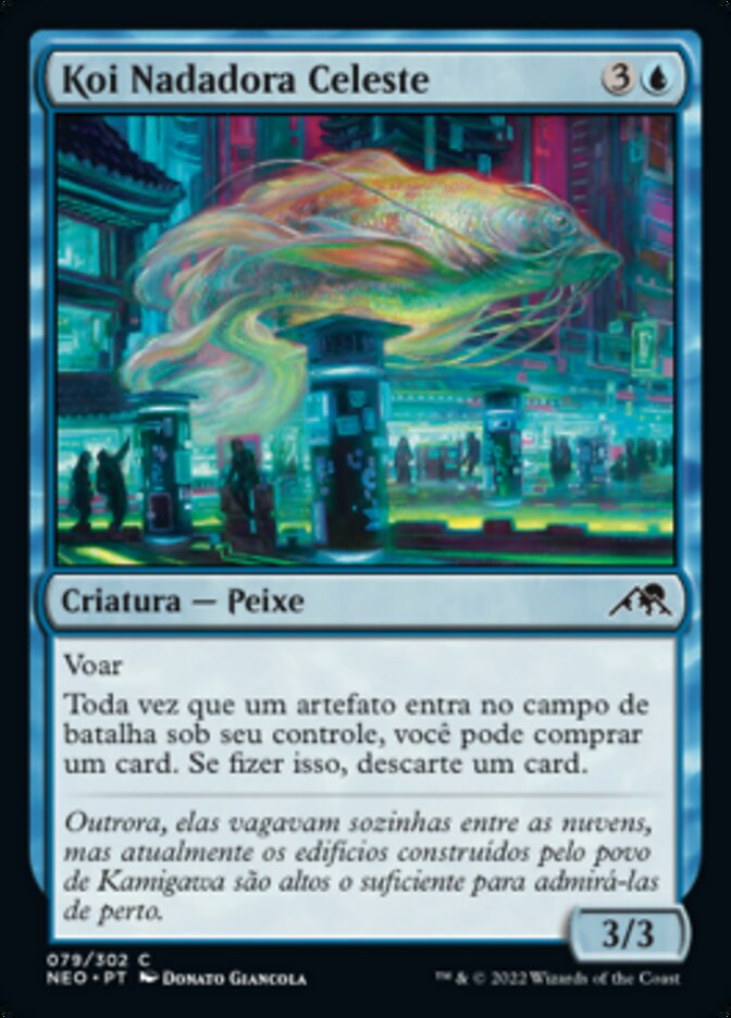 Koi Nadadora Celeste / Skyswimmer Koi - Magic: The Gathering - MoxLand