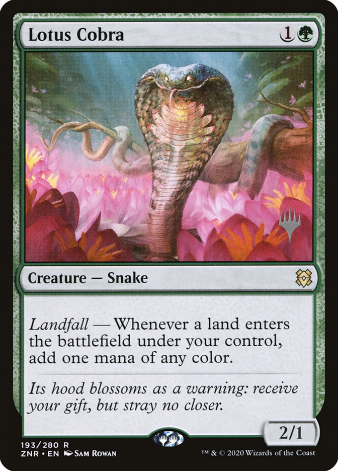 Cobra de Lótus / Lotus Cobra - Magic: The Gathering - MoxLand