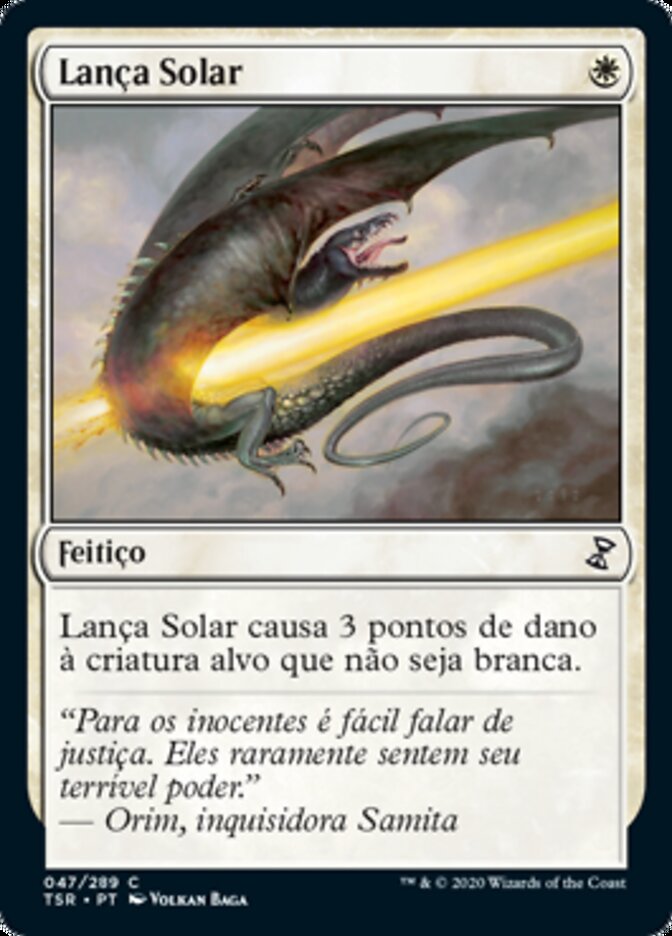 Lança Solar / Sunlance - Magic: The Gathering - MoxLand