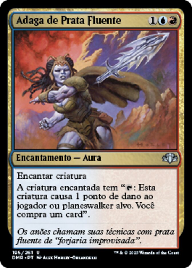 Adaga de Prata Fluente / Quicksilver Dagger - Magic: The Gathering - MoxLand