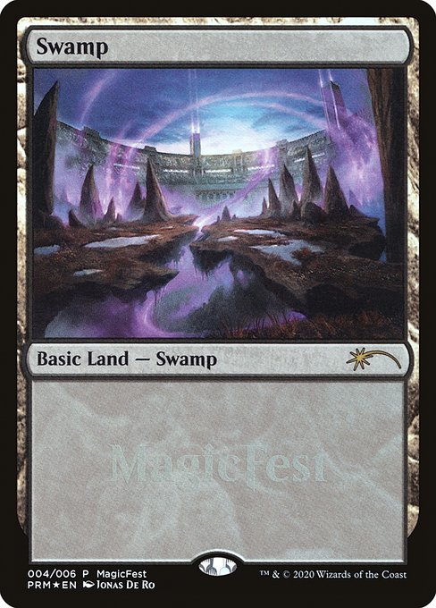 Pântano / Swamp - Magic: The Gathering - MoxLand