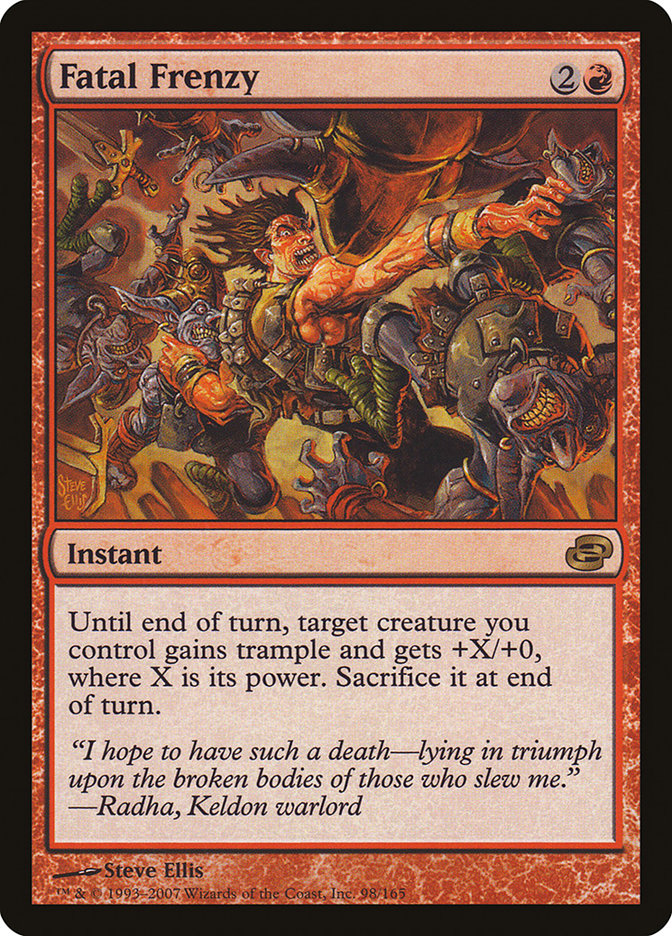 Frenesi Fatal / Fatal Frenzy - Magic: The Gathering - MoxLand