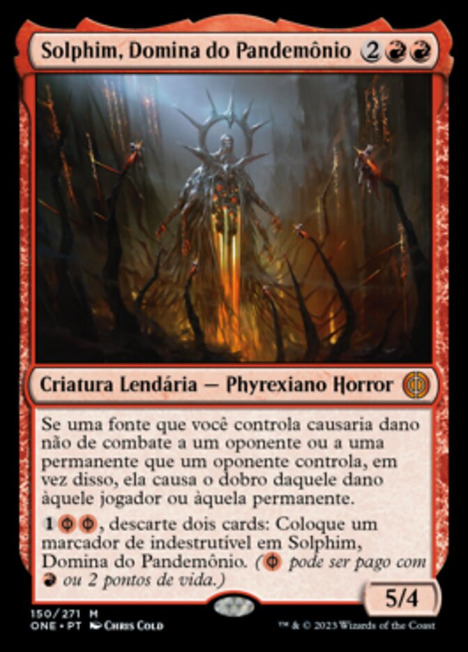 Solphim, Domina do Pandemônio / Solphim, Mayhem Dominus - Magic: The Gathering - MoxLand